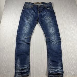 Rutherford Jeans Men's 36 X 32 3D Streetwear Graffiti Cyberpunk Y2K Urban